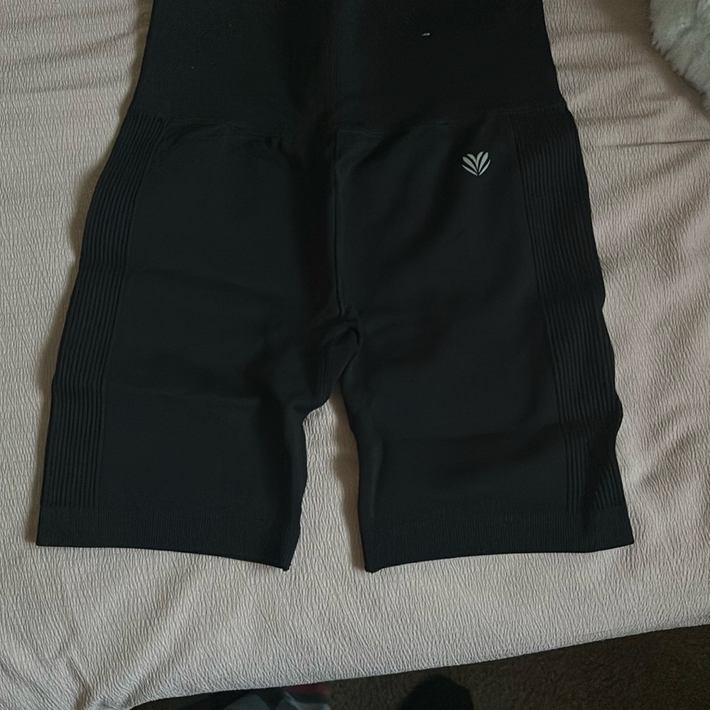 Forever 21 Black Bike Shorts Athletic Casual Wear